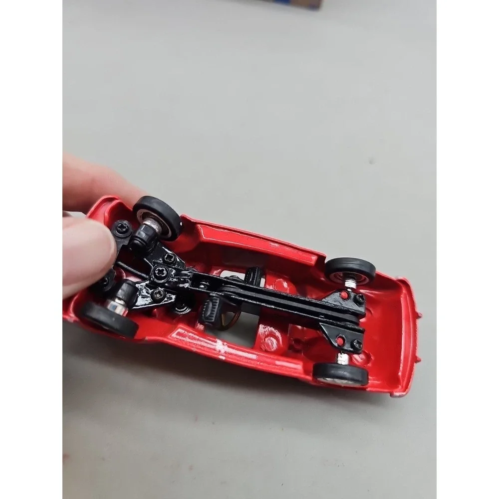 VINTAGE GEARBOX TEXACO SKY CHIEF RED‎ FORD DELUXE COUPE DIECAST PEDAL CAR